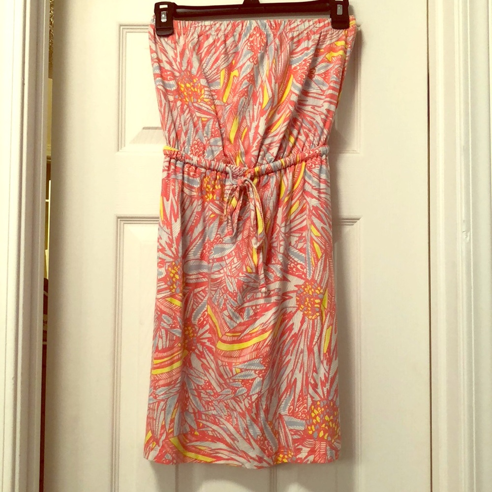 Strapless summer dress